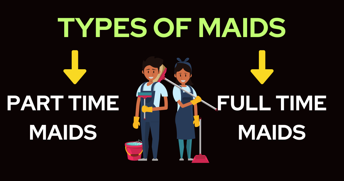 types of maid service 