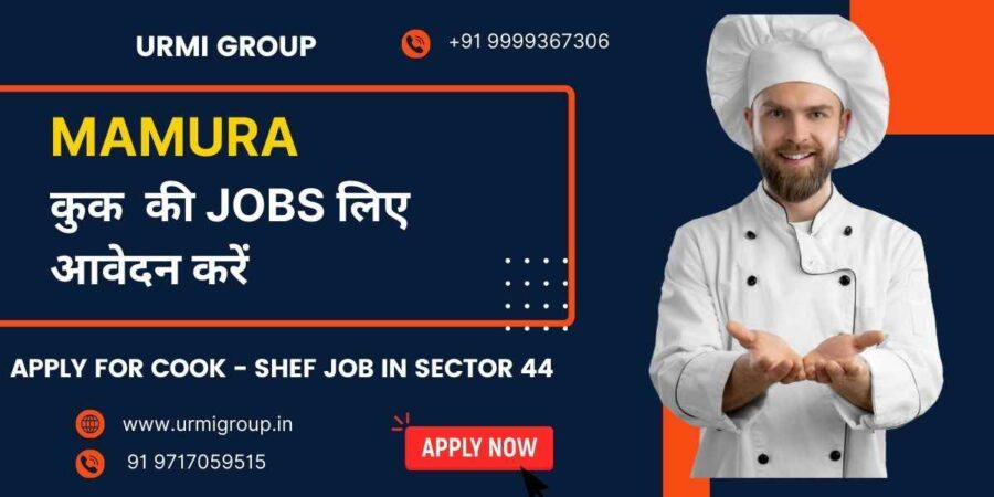 Apply for cook , cook maid , shef jobs in Mamura, Noida with Urmi Group