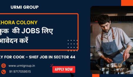 Apply for cook , shef , cook maid job in Khora Colony Delhi with Urmi Group