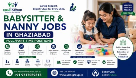 Babysitter & Nanny Jobs in Ghaziabad: Full/Part-Time Positions