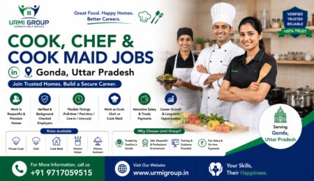 Cook, Chef & Cook Maid Jobs in Gonda