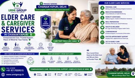 Trusted Elder Care & Caregiver Services in Chanakyapuri | Urmi Care