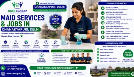 Elite Maid Services & Jobs in Chanakyapuri, Delhi | Urmi Group