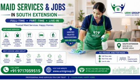 Maid Services & Jobs in South Extension, Delhi | Urmi Group