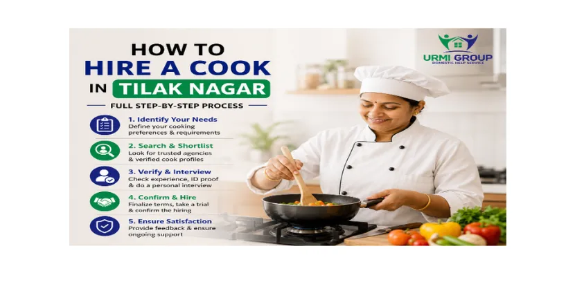 How to hire a cook in Tilak Nagar – full step-by-step process