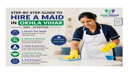 Step-by-step guide to hire a maid in Okhla Vihar – 2025 - 26 edition