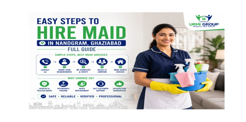 Easy steps to hire maid in Nandgram, Ghaziabad – full guide