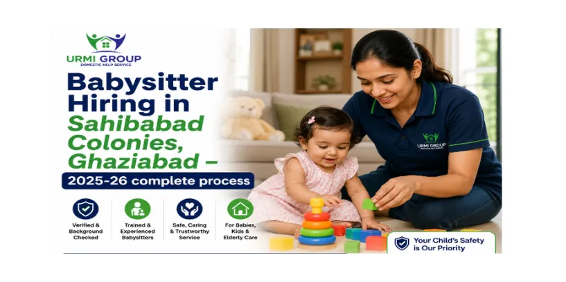 Babysitter hiring in Sahibabad Colonies, Ghaziabad – 2025-26 complete process