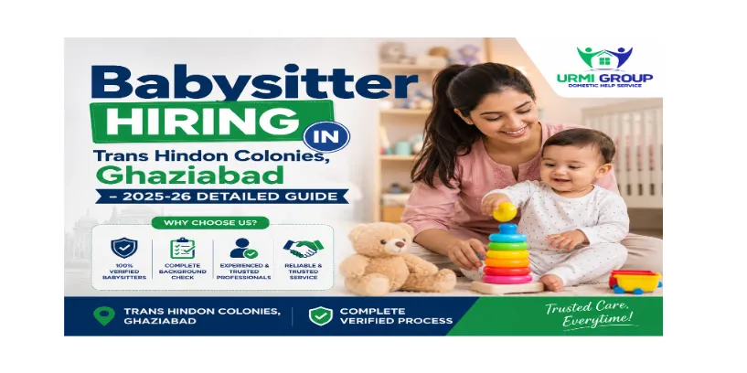 Babysitter hiring in Trans Hindon Colonies, Ghaziabad – 2025-26 detailed guide
