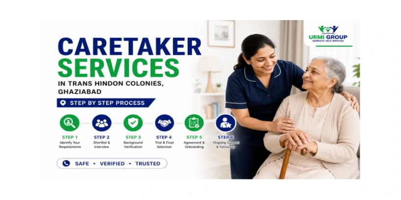 Caretaker services in Trans Hindon Colonies, Ghaziabad – step by step