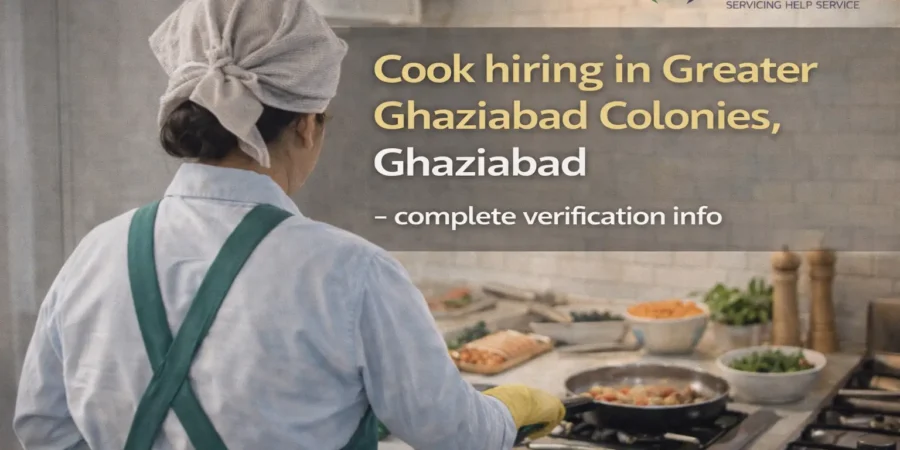 Cook hiring in Greater Ghaziabad Colonies, Ghaziabad