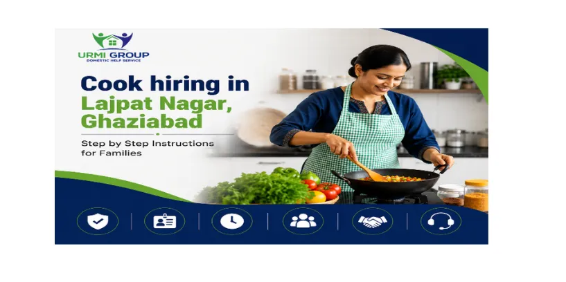 Cook hiring in Lajpat Nagar, Ghaziabad – step by step instructions for families