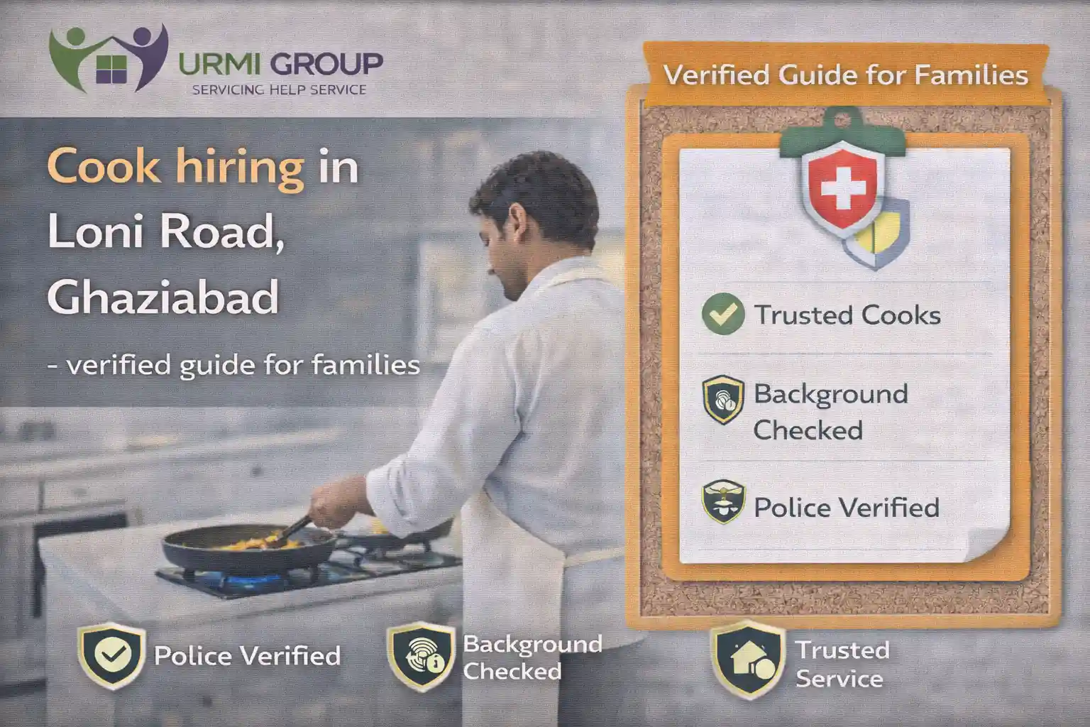 Cook hiring in Loni Road, Ghaziabad – verified guide for families