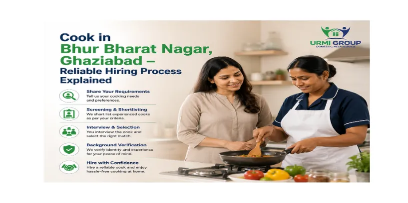 Cook in Bhur Bharat Nagar, Ghaziabad – reliable hiring process explained
