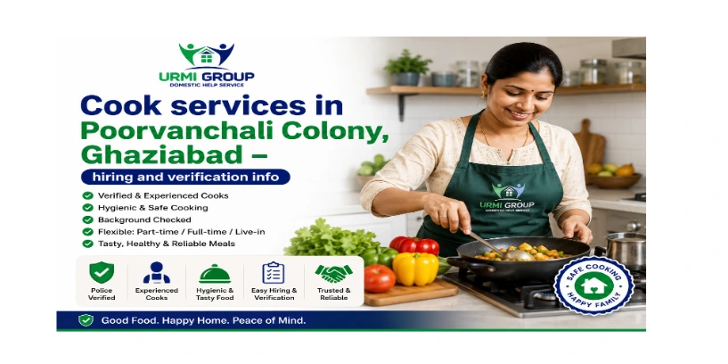 Cook services in Poorvanchali Colony, Ghaziabad – hiring and verification info