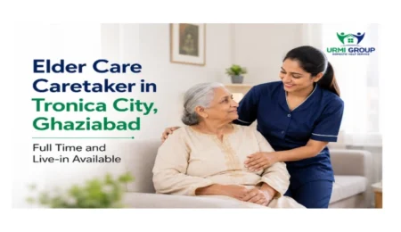 Elder care caretaker in Tronica City, Ghaziabad – full time and live in available