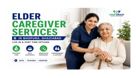Elder caregiver in Bhopura, Ghaziabad – live in and part time options