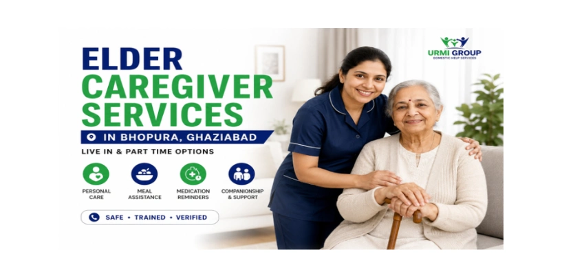 Elder caregiver in Bhopura, Ghaziabad – live in and part time options