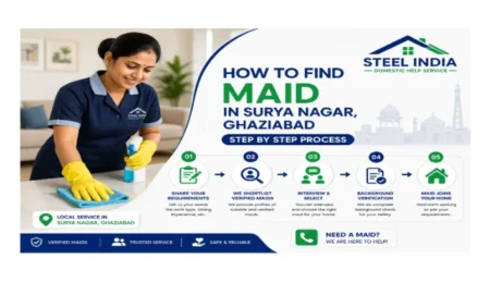 How to find maid in Surya Nagar, Ghaziabad – step by step process