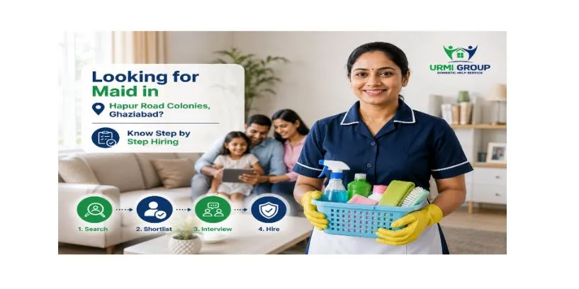 Looking for maid in Hapur Road Colonies, Ghaziabad – know step by step hiring