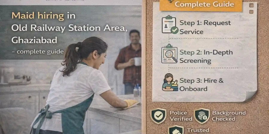 Maid hiring in Old Railway Station Area, Ghaziabad