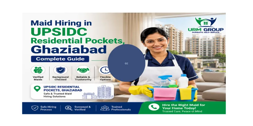Maid hiring in UPSIDC Residential Pockets, Ghaziabad – complete guide