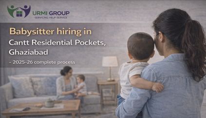 Babysitter hiring in Cantt Residential Pockets, Ghaziabad