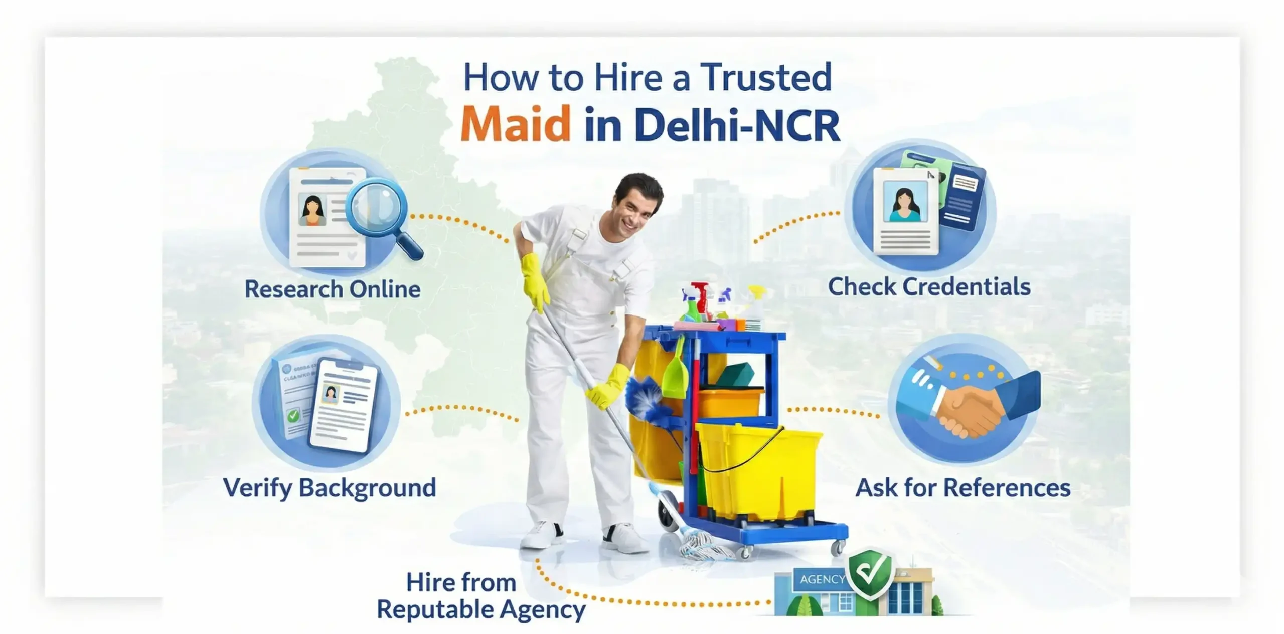 How to Hire a Trusted Maid in Delhi-NCR