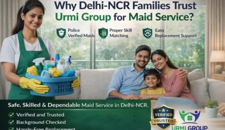 Why Delhi-NCR Families Trust Urmi Group for Maid Service?