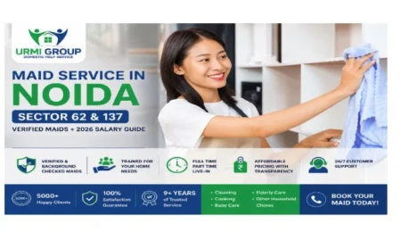 Maid Service in Noida Sector 62 & 137: Verified Maids + 2026 Salary Guide