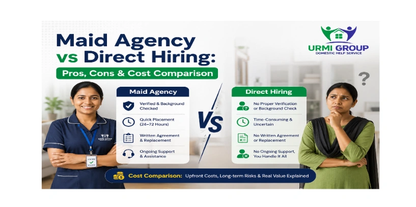 Maid Agency vs Direct Hiring: Pros, Cons & Cost Comparison