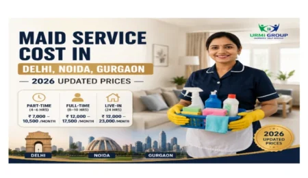 Maid Service Cost in Delhi, Noida, Gurgaon — 2026 Updated Prices