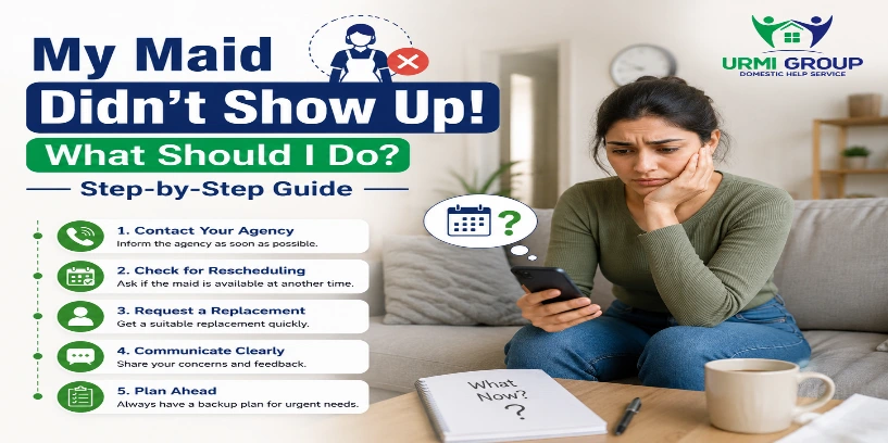 My Maid Didn’t Show Up! What Should I Do? — Step-by-Step Guide