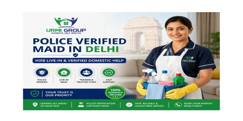 Police Verified Maid in Delhi: Hire Live-In & Verified Domestic Help