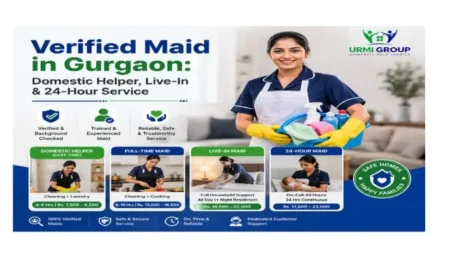 Verified Maid in Gurgaon: Domestic Helper, Live-In & 24-Hour Service
